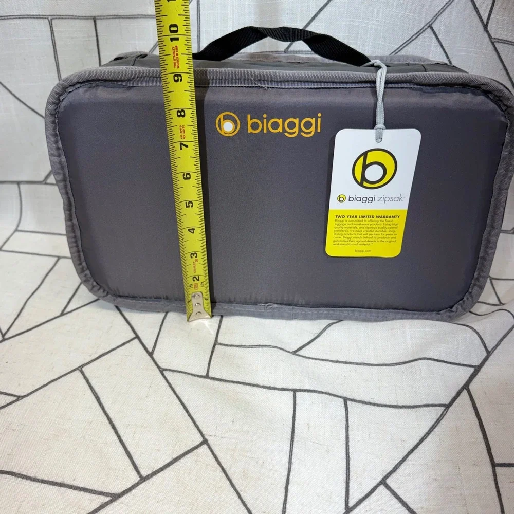 Biaggi Zipsak‎ Boost Expandable Rolling Duffel Bag OS Gray Foldable Spinner NWT